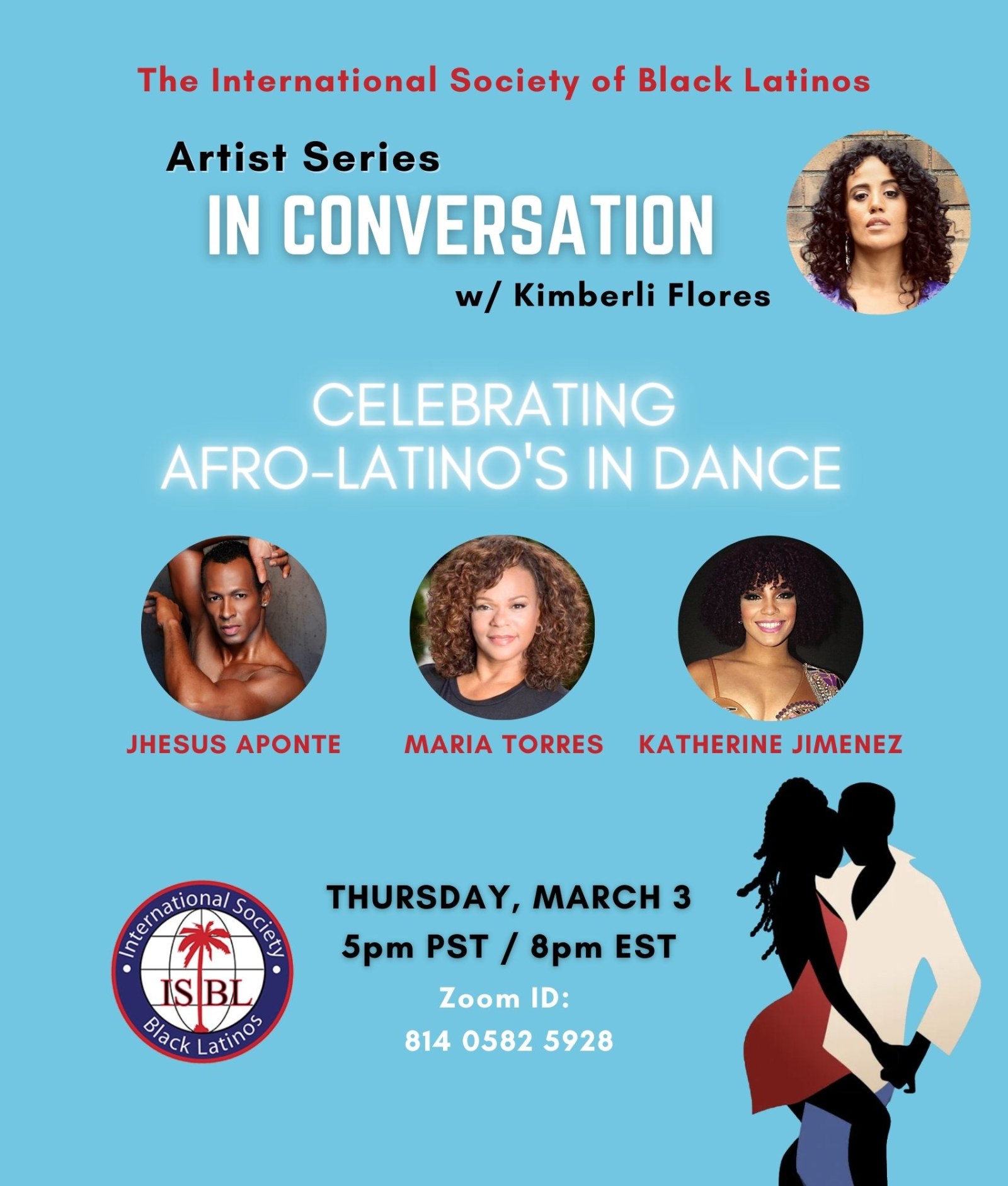 Celebrating Afro-Latinos in Dance flyer